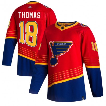 Youth Authentic St. Louis Blues Robert Thomas Adidas 2020/21 Reverse Retro Jersey - Red