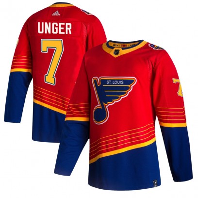 Youth Authentic St. Louis Blues Garry Unger Adidas 2020/21 Reverse Retro Jersey - Red