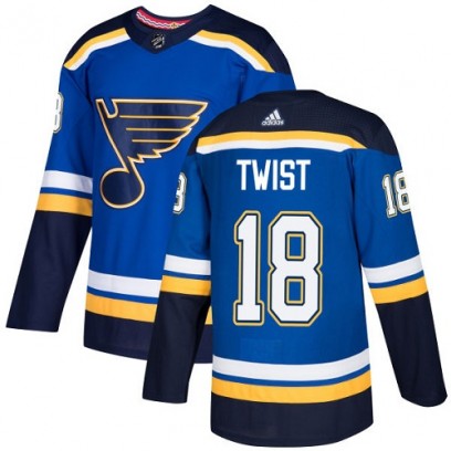 Youth Authentic St. Louis Blues Tony Twist Adidas Home Jersey - Royal Blue